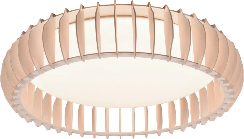 TRIO R62171930 MONTE Japandi Mennyezeti Lámpa Sötét Fa, Világos Fa LED IP20