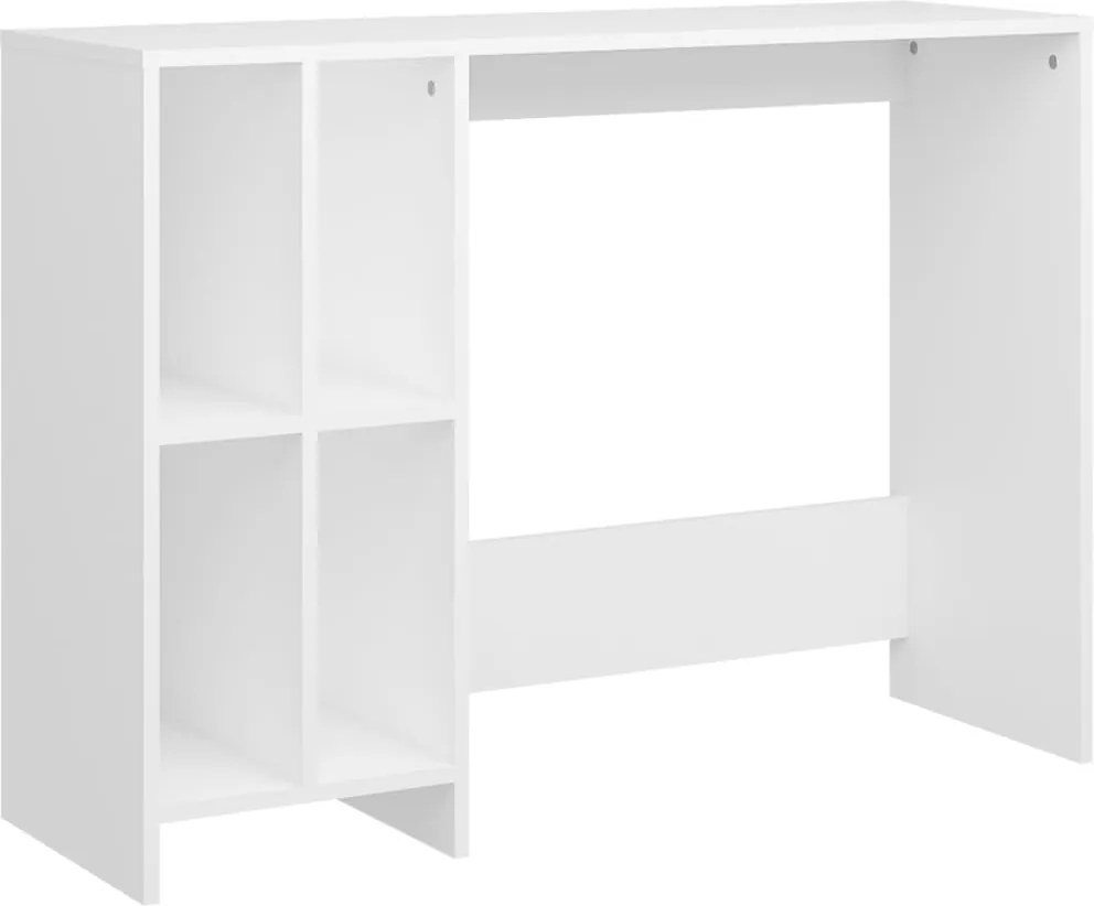 vidaXL fehér szerelt fa laptopasztal 102,5 x 35 x 75 cm