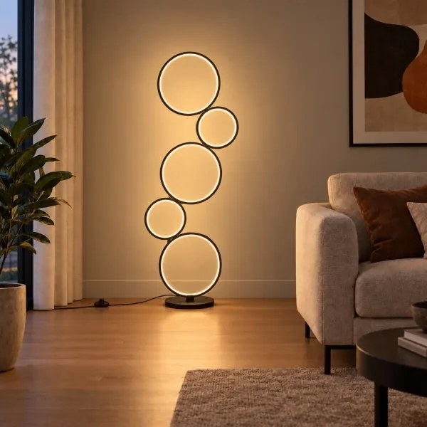 BRILAGI - LED állólámpa ECHO LED/36W/230V 4000K 110 cm fekete