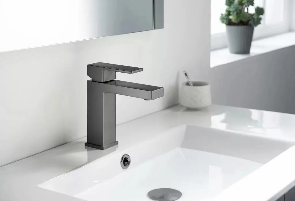 AREZZO design CUBEFIELD mosdócsaptelep, gun metal