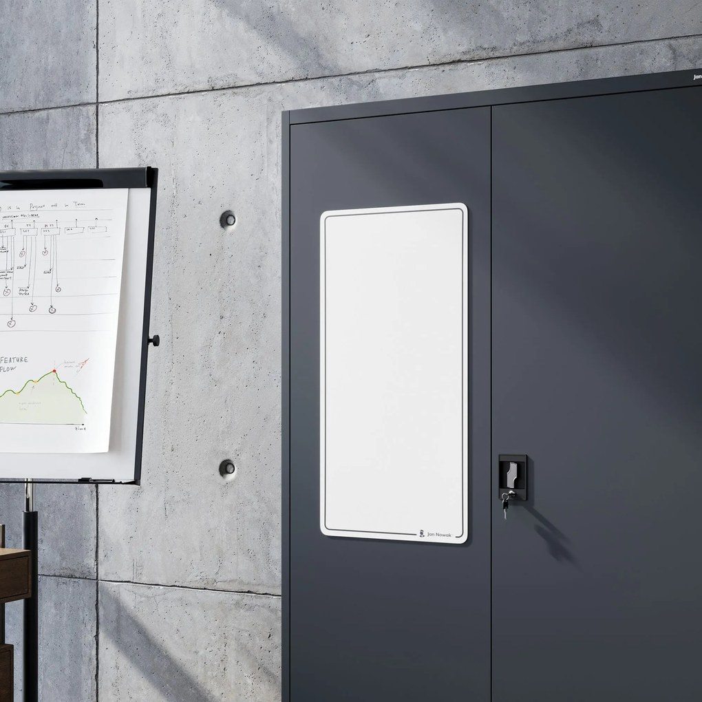 Nagy mágneses flipchart, 400x800 mm, 2 db-os készlet: MAGNETO