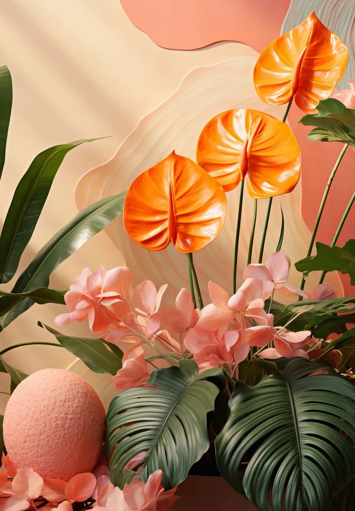 Poszter 68x98cm Narancssárga Paradicsom