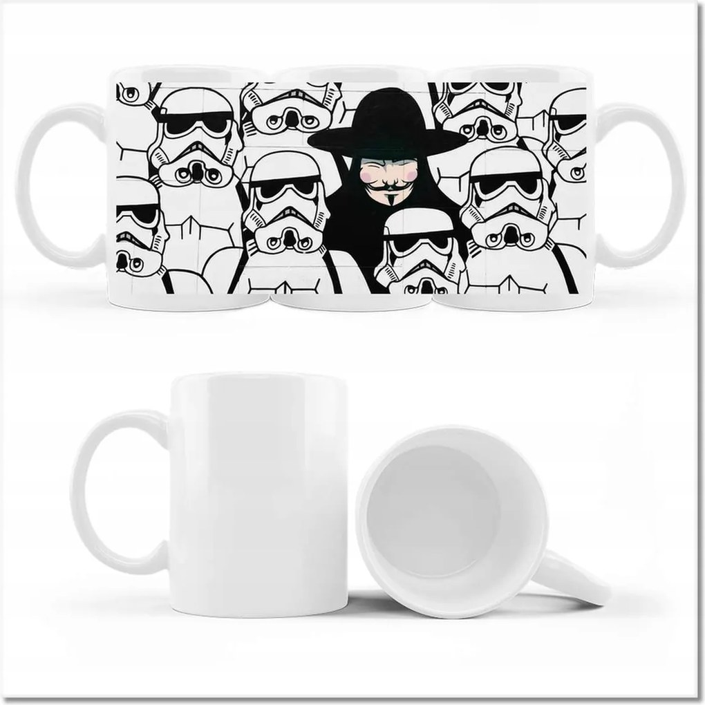 Fotó bögre V mint Vendetta maszk