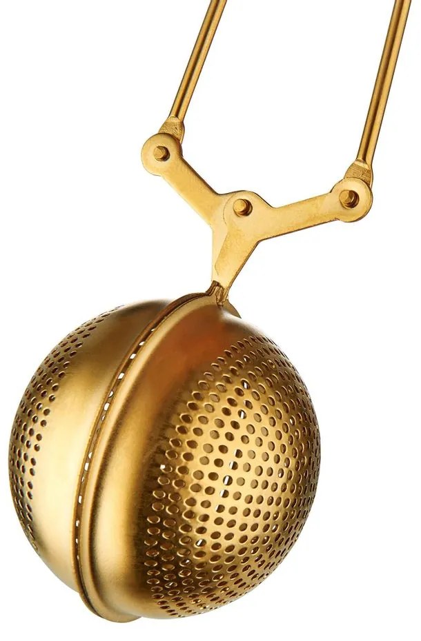 TEA PARTY teaszűrő csipesz, arany