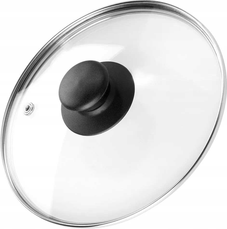 Fedél Üveg Fedél Edény Serpenyő Univerzális Gomb 18 cm