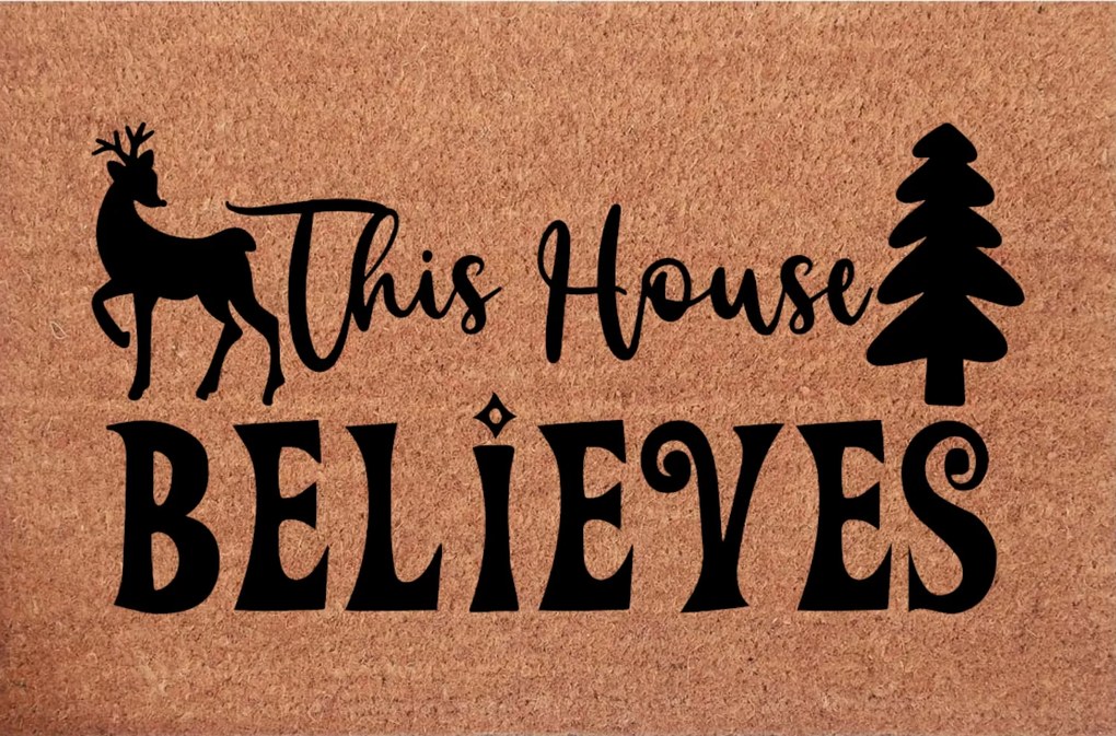 Karácsonyi Lábtörlő Ez a ház a This House Believes híve