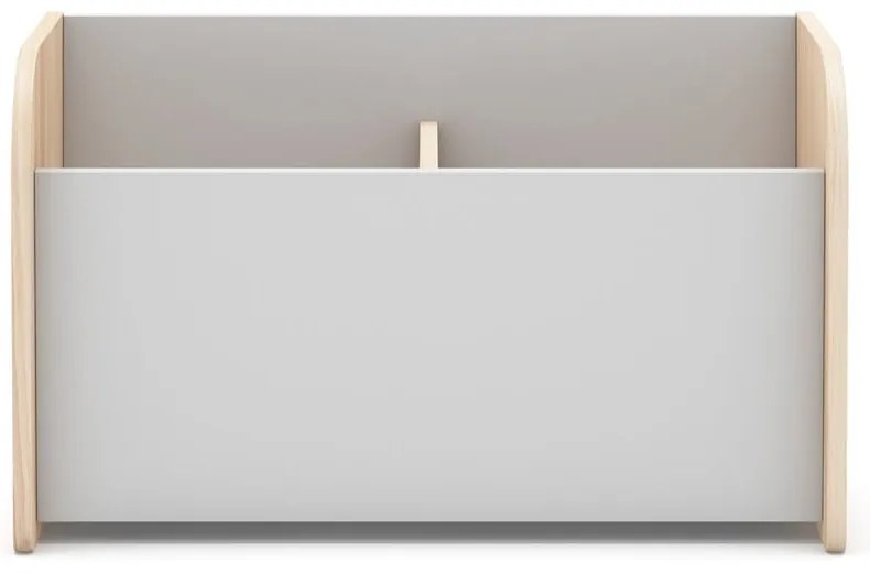 Fehér gyerek könyvespolc 70x42 cm Esteban – Marckeric