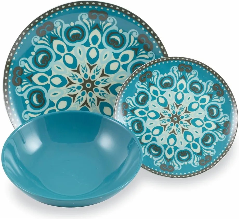 Cala Jondal Mar 18 db-os agyagkerámia és porcelán étkészlet - Villa d'Este