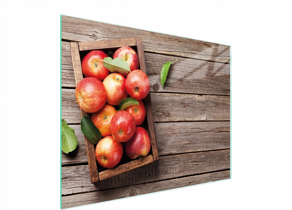 Üveg Vágódeszka 52x40 Alma Edzett Üveg