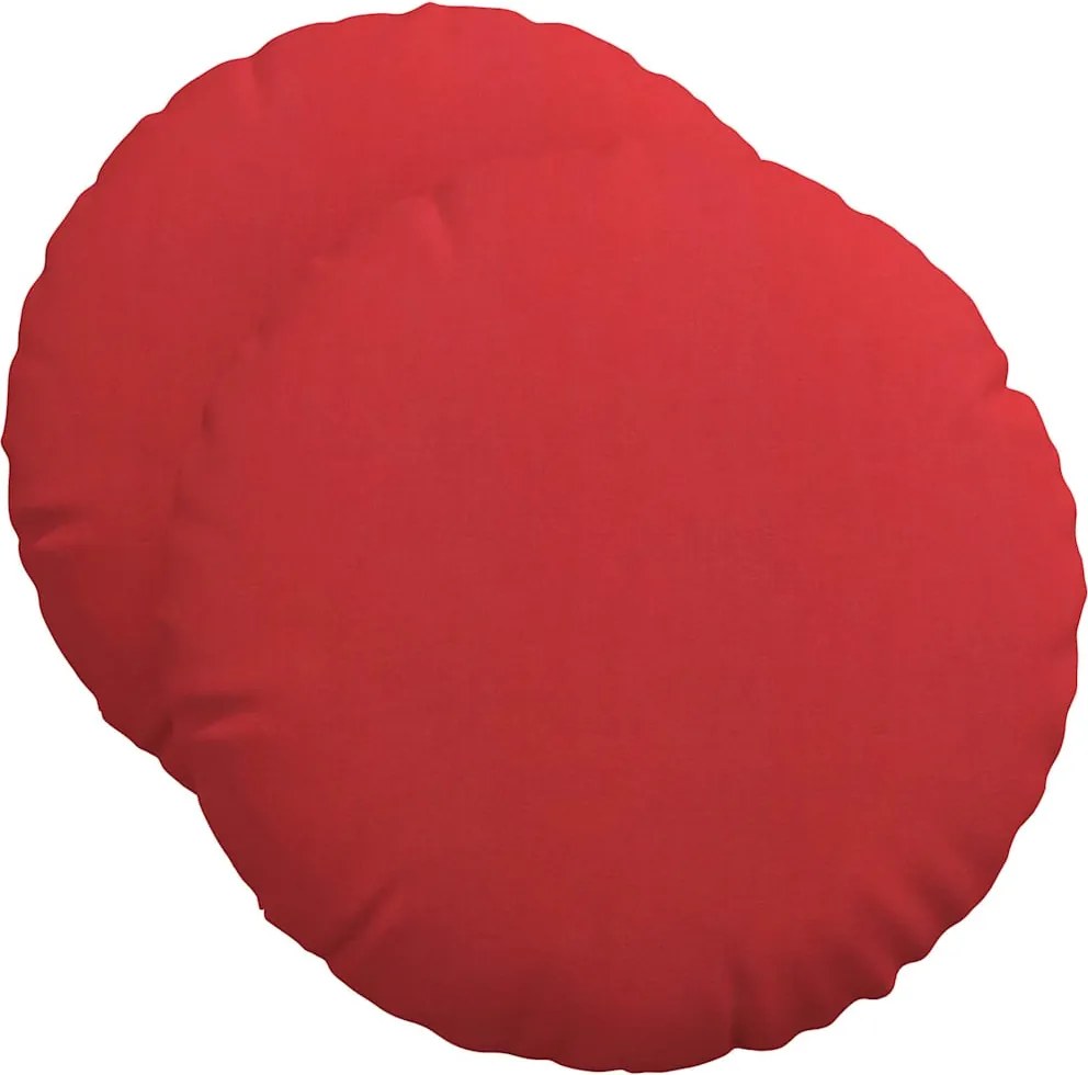 vidaXL Ülőpárnák 2 pcs Piros Ø50 x 19 cm szövet