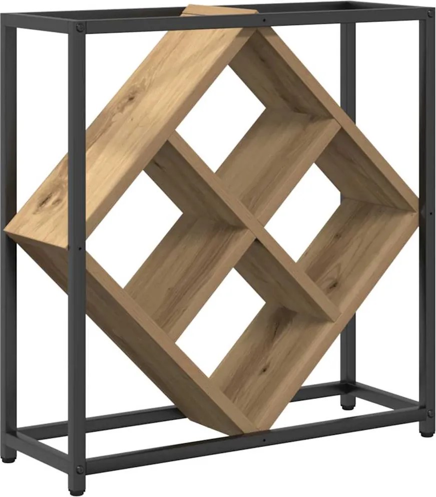 vidaXL Borágas Artisan tölgy 51 x 18 x 52,5 cm Faanyag