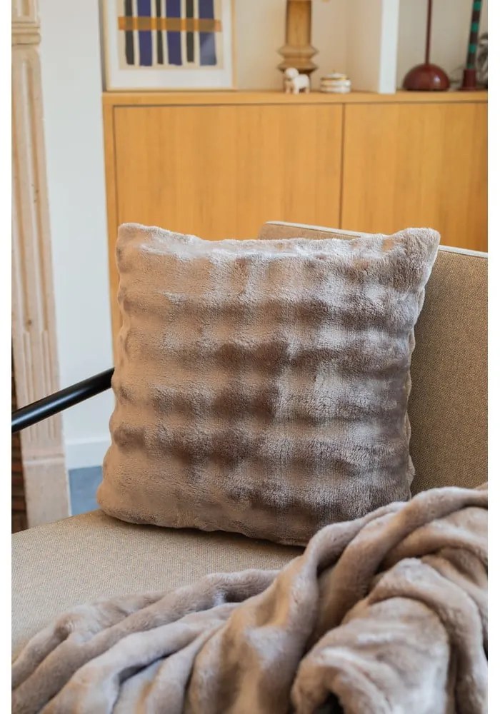 Mikroplüss díszpárna 45x45 cm Wave – Tiseco Home Studio