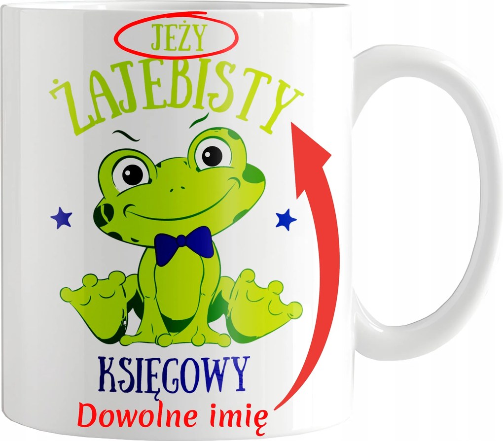 Nyomott Mintás Bögre Könyvelőnek Ajándék Szakma Név