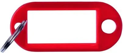 Kulcscímke, 50x20 cm, 10 db, OFFICE PRODUCTS, piros (D1521204)