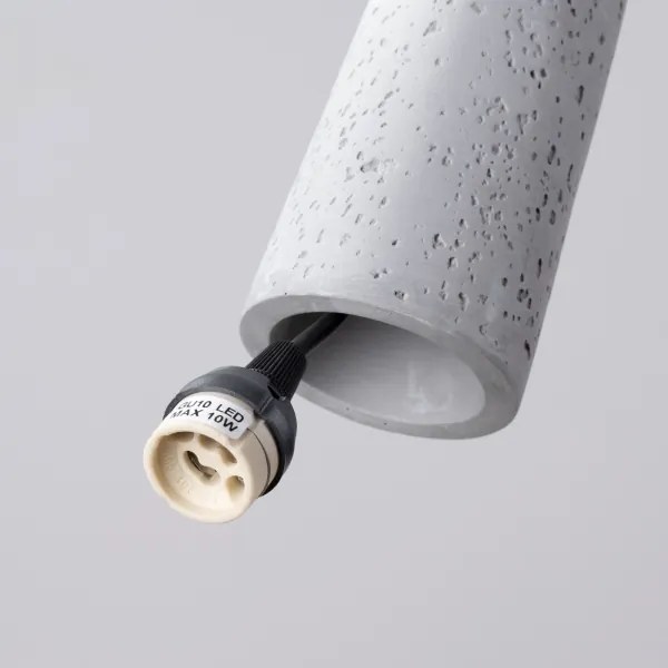 Sollux SL.1347 - Csillár zsinóron ELECTRA 1xGU10/10W/230V beton/szürke