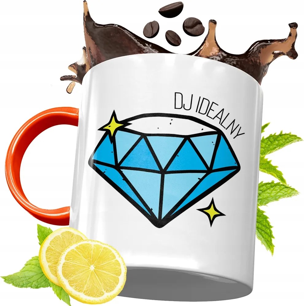 Narancssárga Bögre Dja Ajándék fényképes nyomtatással