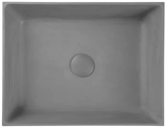 Sapho - Ráültethető mosdó FORMIGO 47,5x36,5 cm beton/szürke