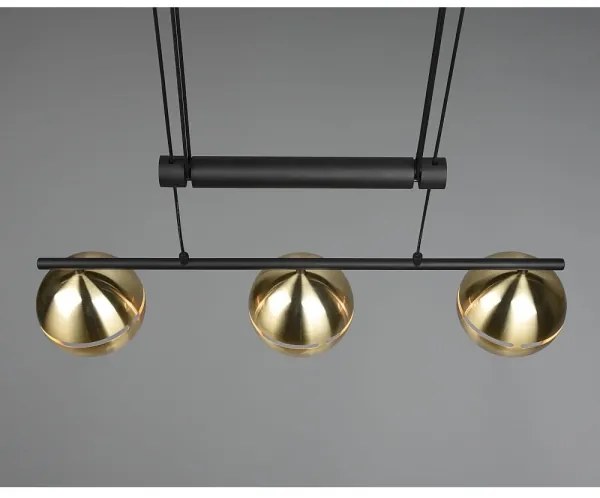 Trio - Csillár zsinóron FLETCHER 3xE14/40W/230V réz