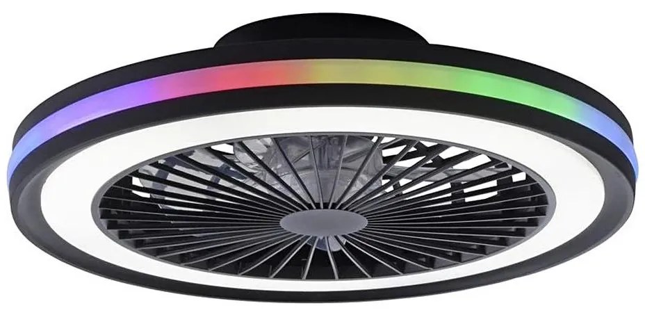 JUST LIGHT. JUST LIGHT. 14649-18 - BRANDON LED RGBW mennyezeti ventilátor 36W/230V + DO W4759
