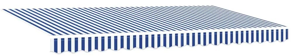 Napernyő rolóval Csíkos Krém 350 x 200 x 120 cm Szövet és Fém