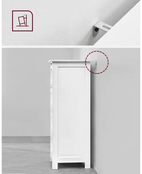 ZARA fehér szekrény