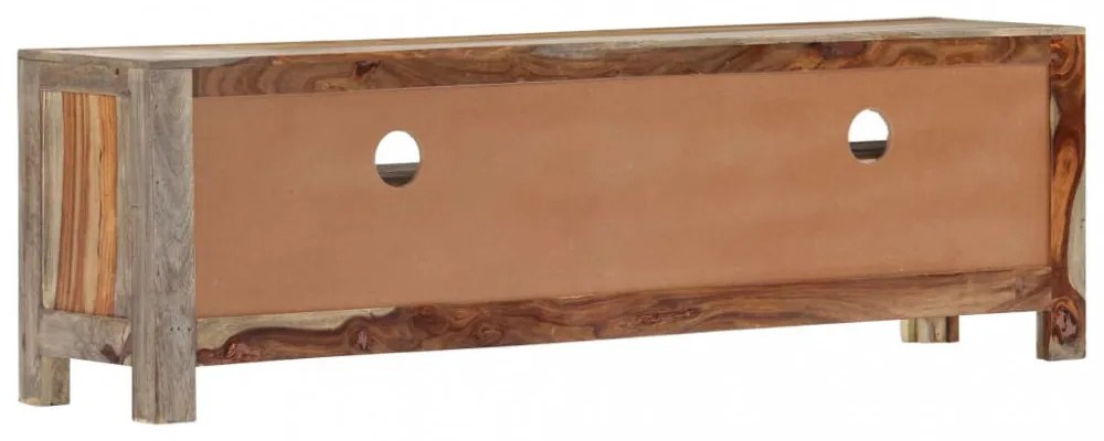 tömör akácfából TV-szekrény 130 x 30 x 40 cm