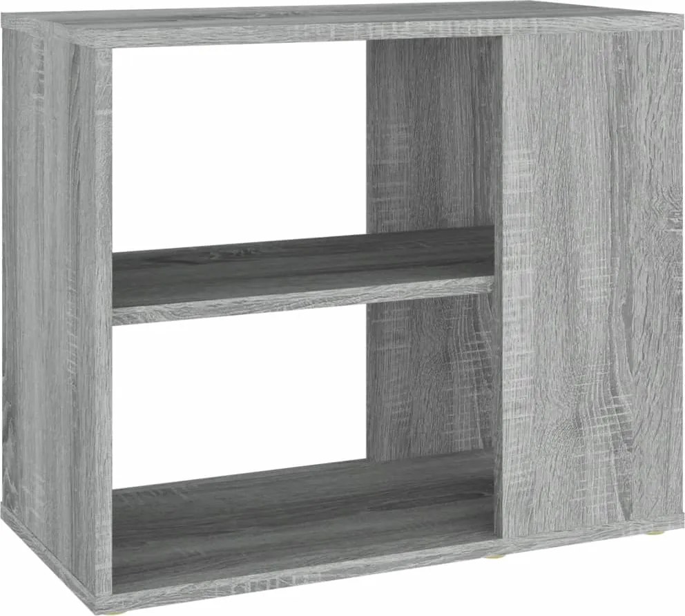 vidaXL szürke sonoma színű szerelt fa kisszekrény 60 x 30 x 50 cm