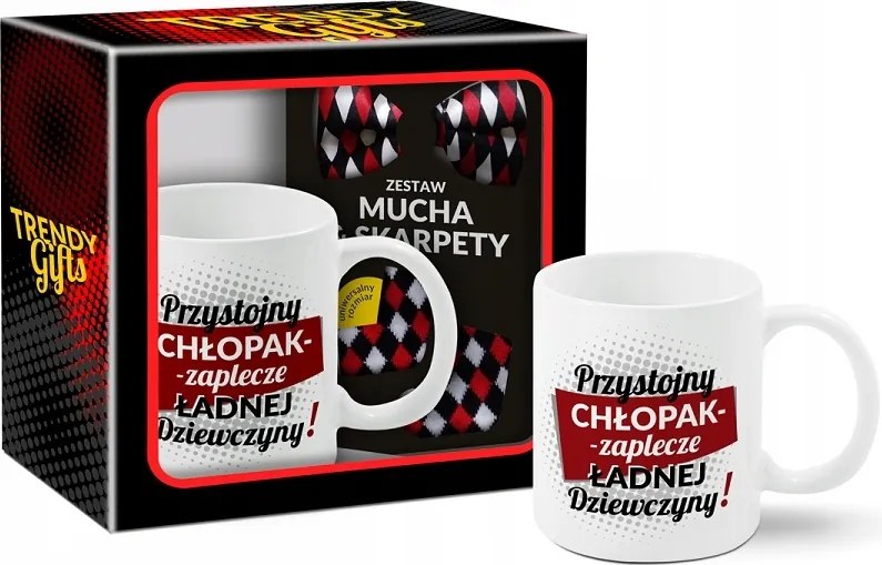 Bögre Zokni Légy Jóképű Fiú Szett Fiú