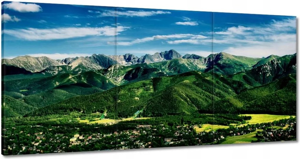 Vászonkép 60x30 Tájkép Tátra Lengyel hegyek