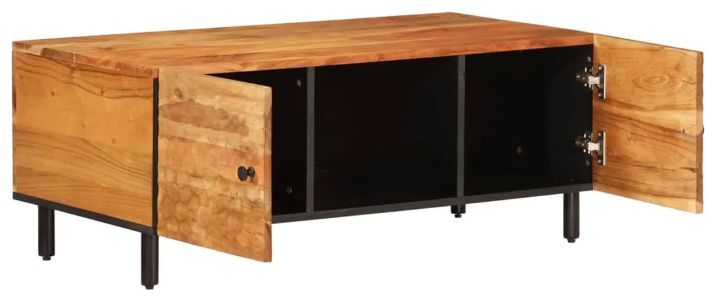 Tömör akácfa dohányzóasztal 100 x 54 x 40 cm
