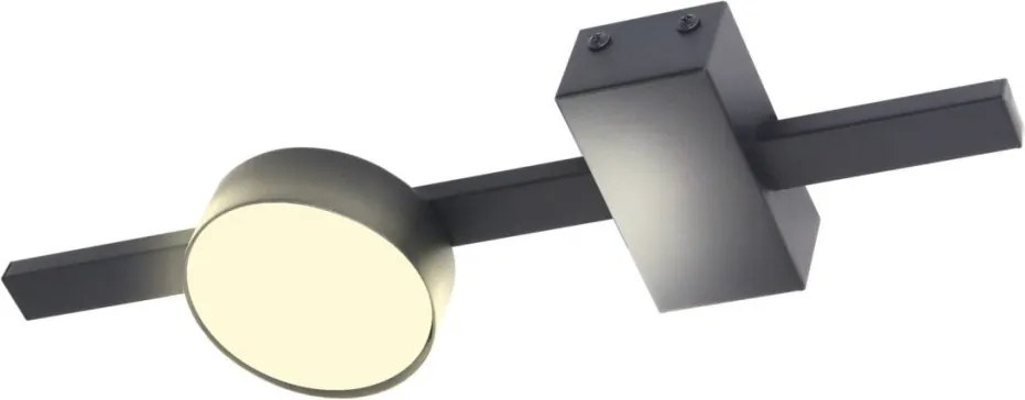 POLUX 326249 JOY Modern LED Mennyezeti Lámpa Fekete GX53 IP20