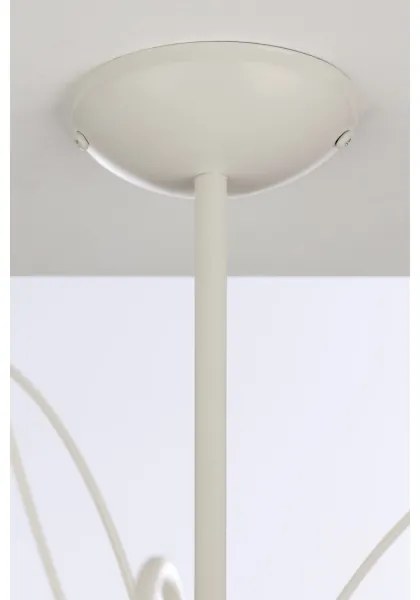 Jupiter 2061 - Rúdon függő csillár GLORIOSA 10xG9/14W/230V krémszínű