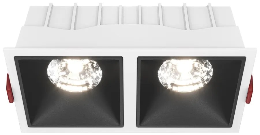DL043-02-15W4K-SQ-WB Alfa LED Alumínium Süllyesztett Lámpa Fehér Színű LED 30 W 4000 Kelvin 2350 Lumen IP20