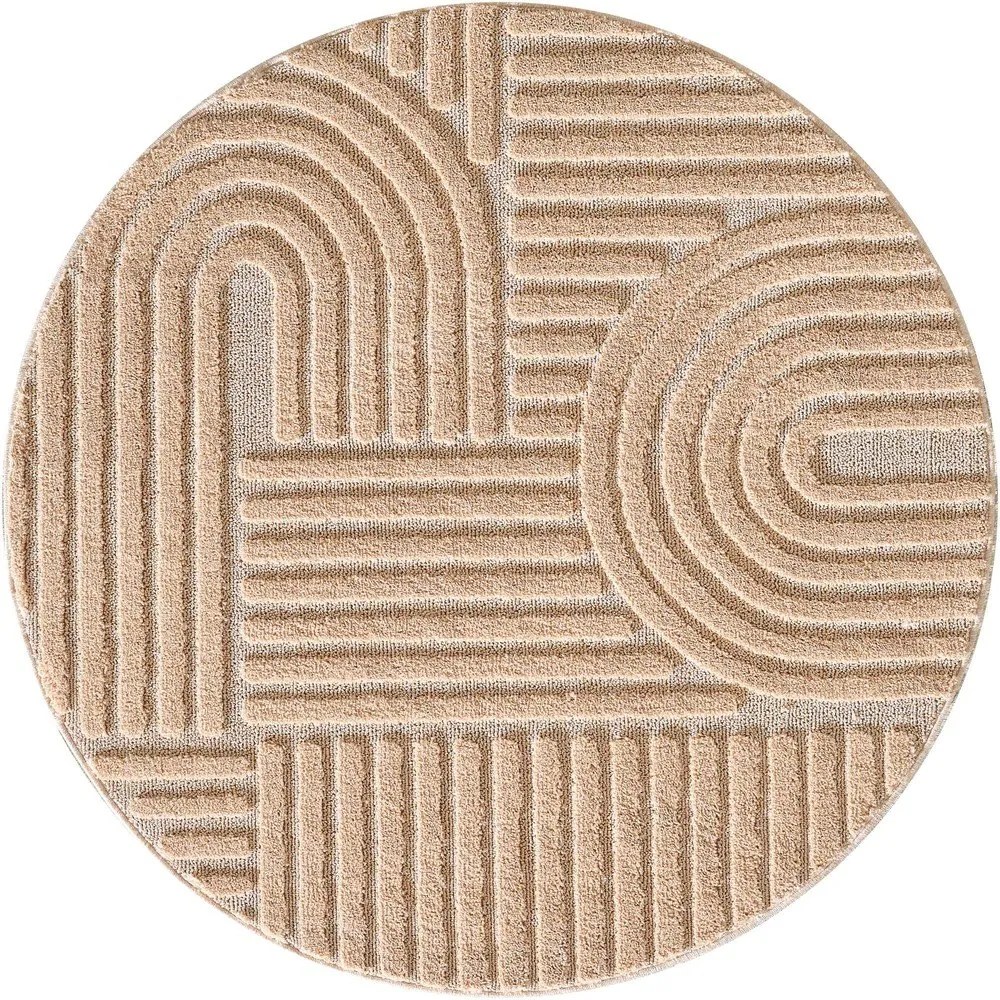 Világos rózsaszín kerek szőnyeg ø 160 cm Art 1121 – Ayyildiz Carpets