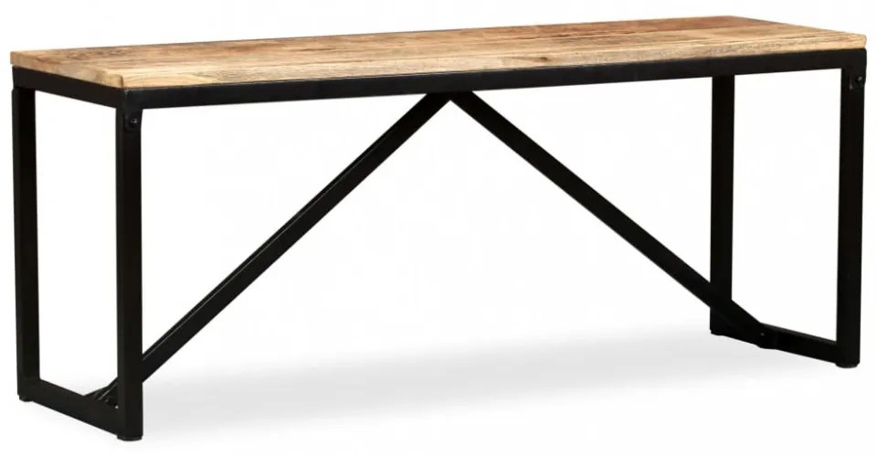 tömör mangófa pad 110 x 35 x 45 cm