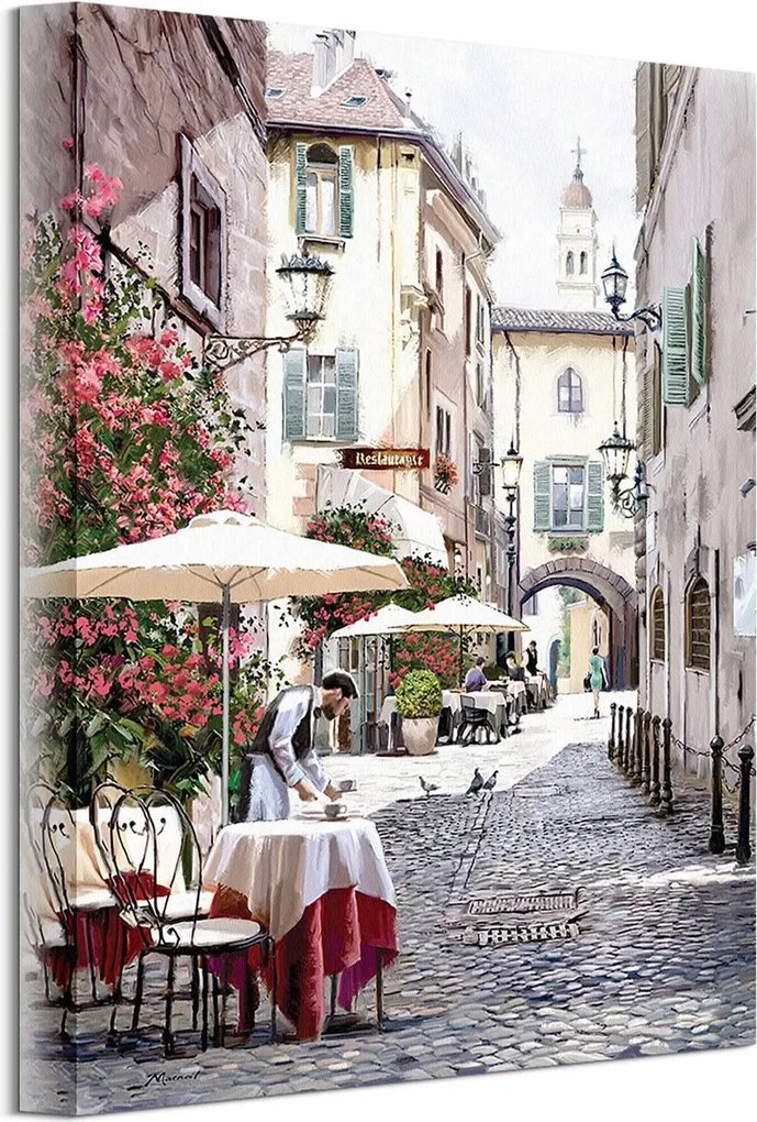 Cobbled Street Utca vászonkép 30x40 cm