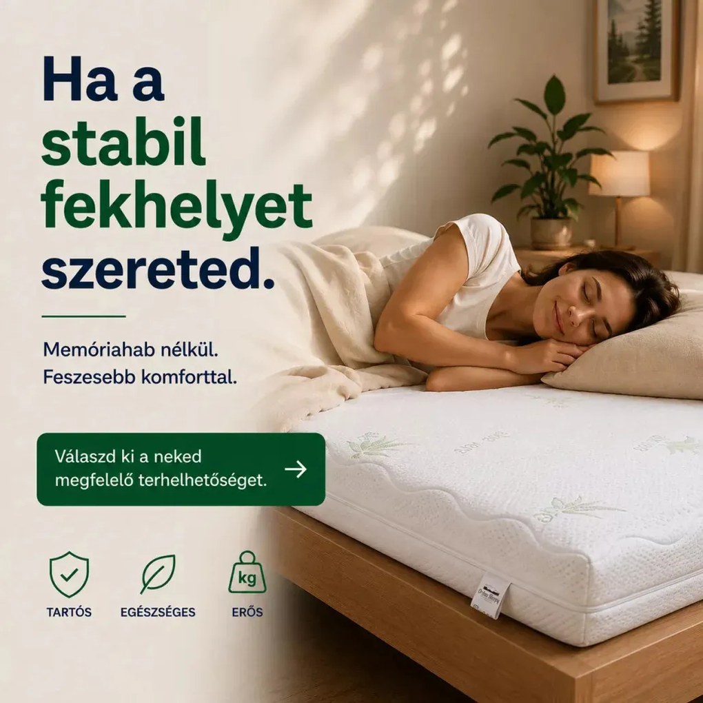 Ortho-Sleepy Light Comfort 16 cm magas matrac Aloe vera huzattal / 220x200 cm