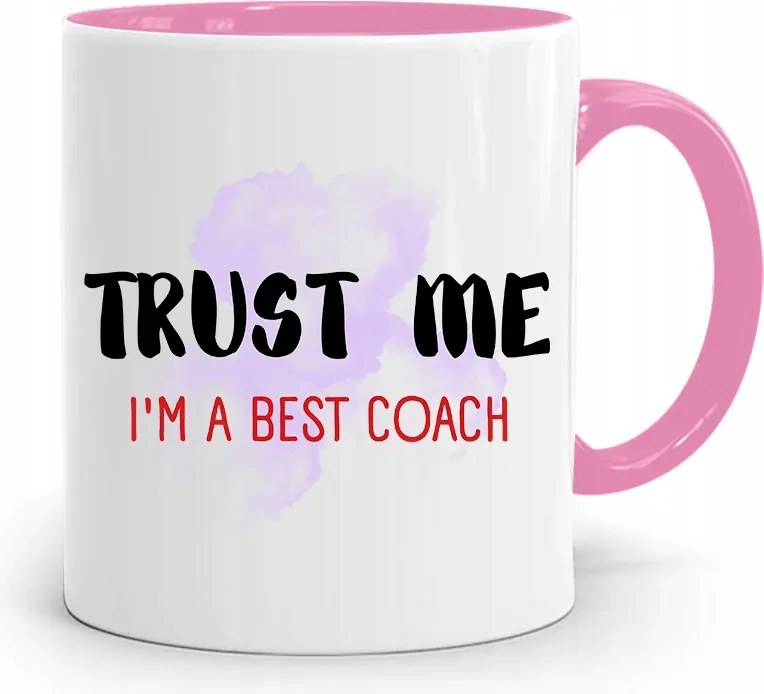 Edzőnőnek Edzőterem Bögre Rózsaszín, fényképes nyomott mintával