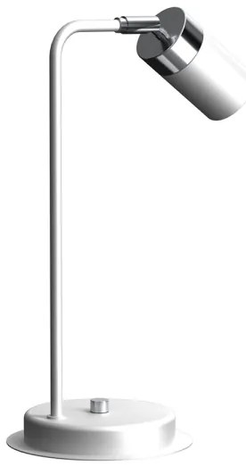 Asztali lámpa JOKER 1xGU10/25W/230V fehér/fényes króm