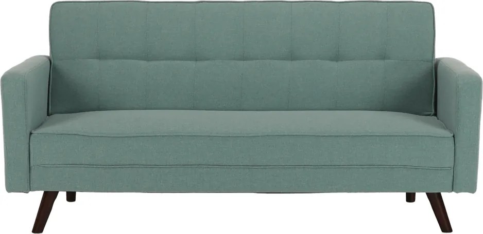 Kinyitható kanapé, zöld-mentol szövet, OTISA