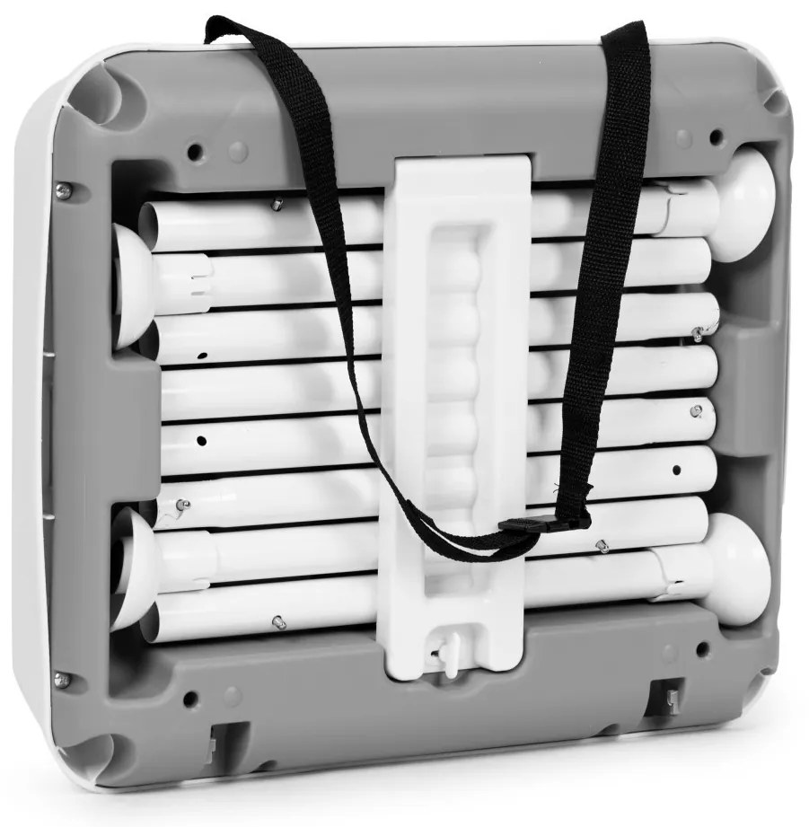 Összecsukható gyerek etetőszék 3 in 1 szürke