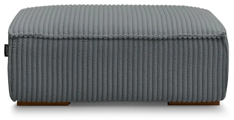 Sötétszürke kordbársony lábtartó Chelsea – Bobochic Paris