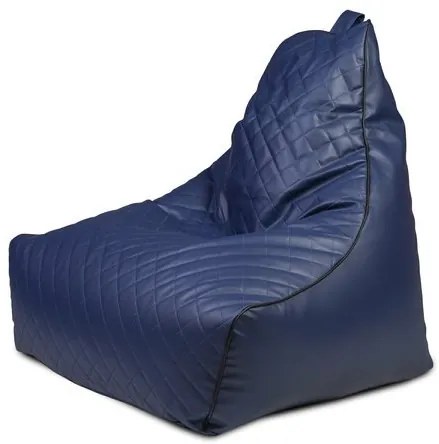 Babzsák Keiko M Caro Eco bőr TiaHome - Kék