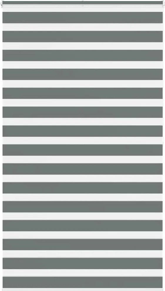vidaXL zebrafüggönnyel sötét szürke szövetszélesség 115,9cm poliészter