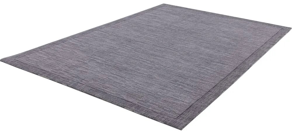 Sötétszürke gyapjú szőnyeg 200x300 cm Linea – Agnella