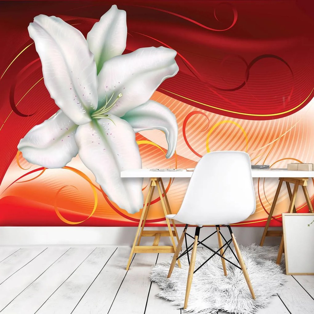 Fotótapéta - Lily Hearts absztrakt művészet (152,5x104 cm)