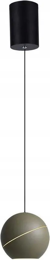 Függő lámpa Led spot gömb barna asztal felett sziget bár 3000K V-tac