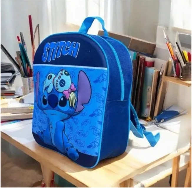 Disney Lilo és Stitch, A csillagkutya Mischief 3D hátizsák, táska 30 cm