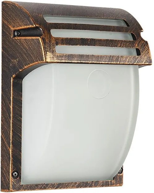 PREZENT 39039 ALAMFI MINI I. Modern Kültéri Fali Lámpa Fagyasztott Üveg E27 IP44