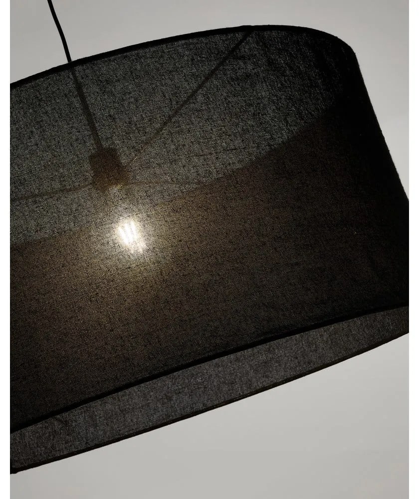 Fekete lámpabúra ø 80 cm Mariela – Kave Home